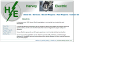 Desktop Screenshot of harvey-electric.com